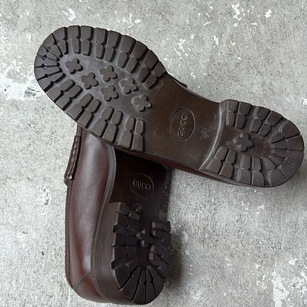 Gucci brown loafers